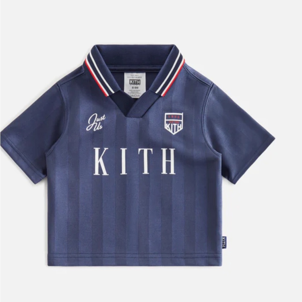 Kith Kids Navy Striped Jersey